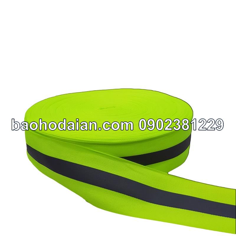 Dây phản quang vải cảnh báo công trình