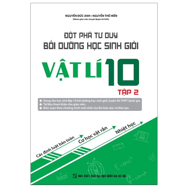 Sách - đột phá tư duy bồi dưỡng học sinh giỏi vật lí 10 tập 2