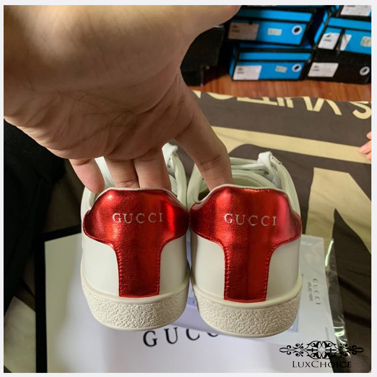 GIÀY Gucci - ACE Sneaker With Gucci Stripe