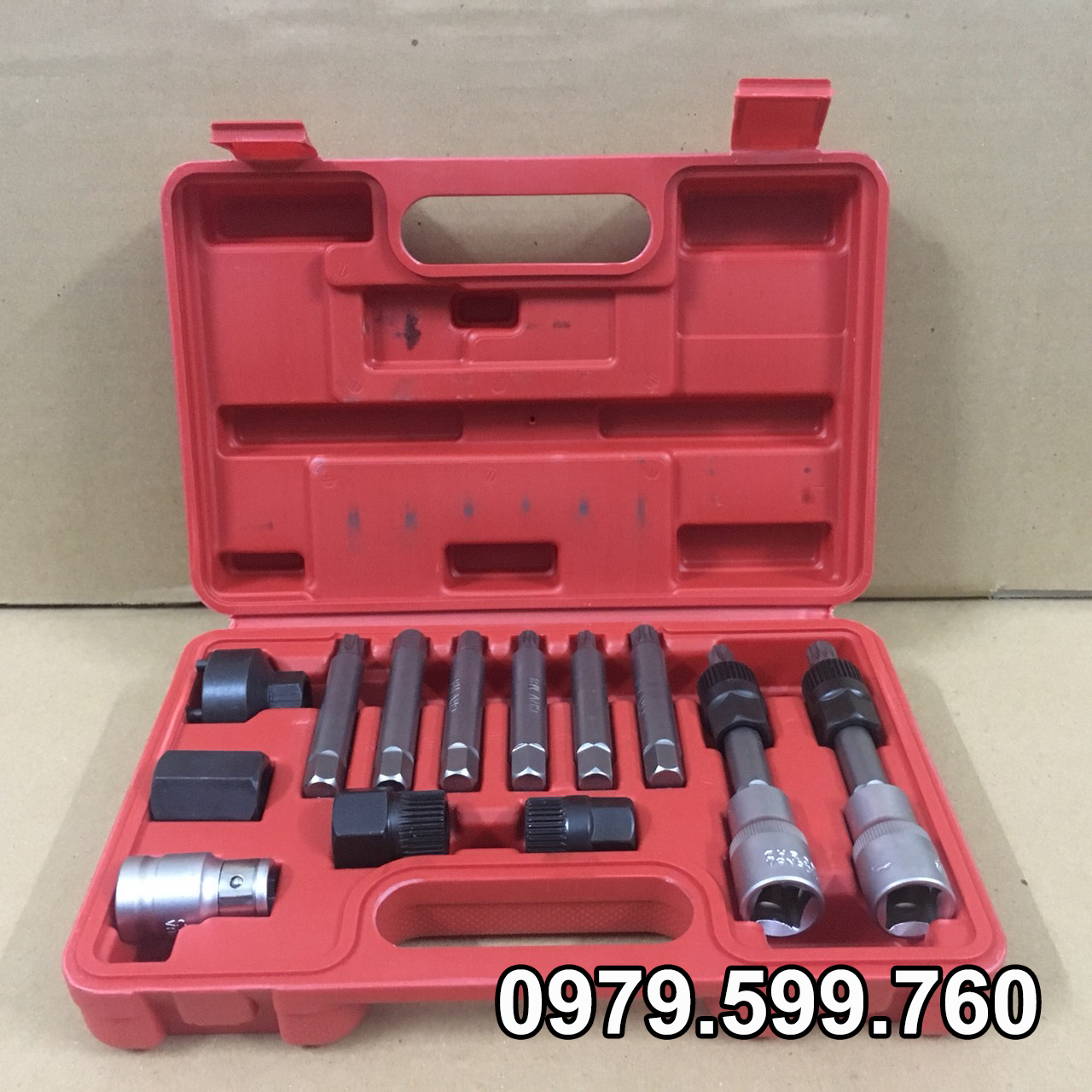 Bộ tháo puly máy phát 13 chi tiết VT-1305