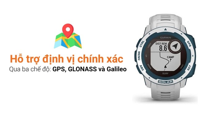 Garmin Instinct Solar GPS Smartwatch - Surf Edition