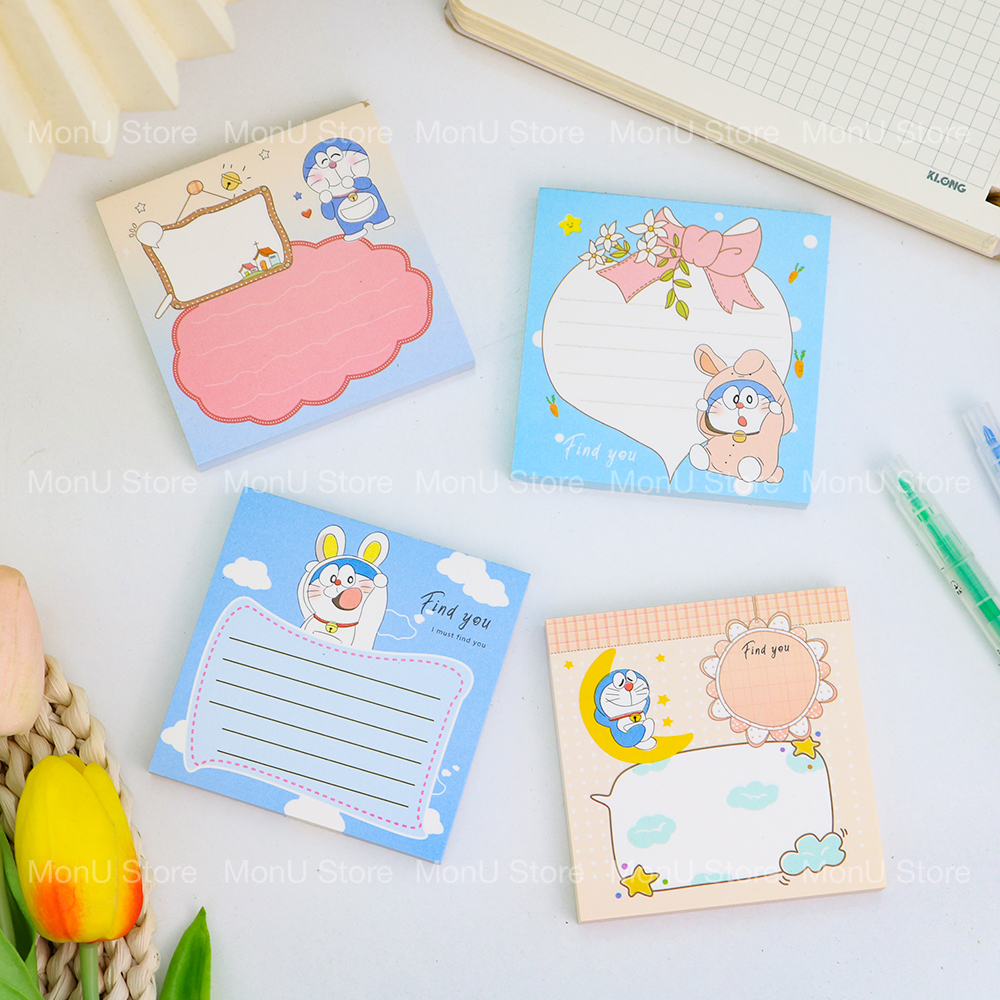 Giấy note DORAEMON DOREMON xấp 70 tờ dễ thương cute MON0437