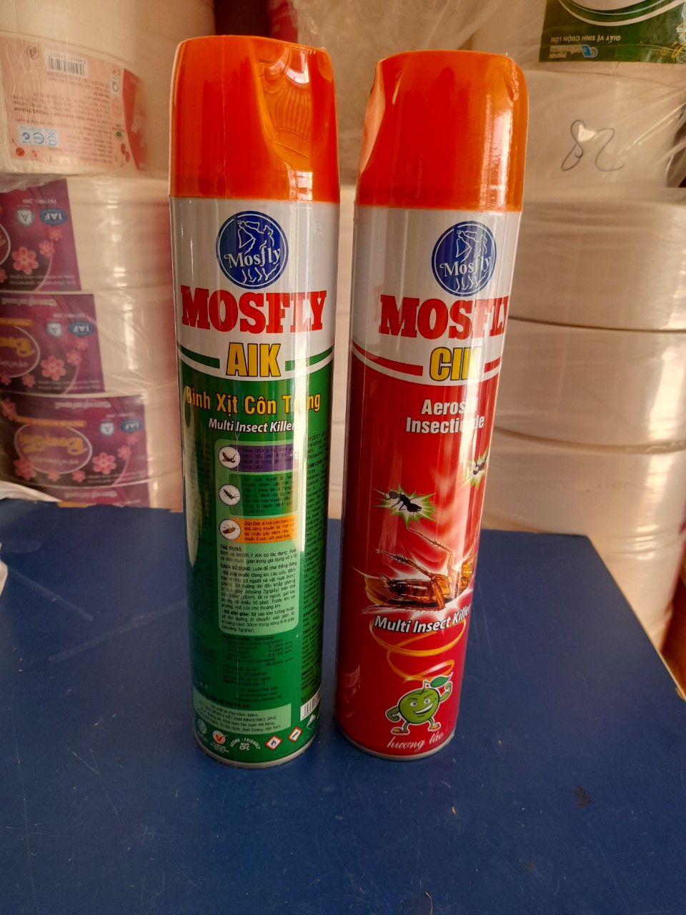 Bình Xịt Muỗi Mosfly chai lớn 600ml mùi trái cây