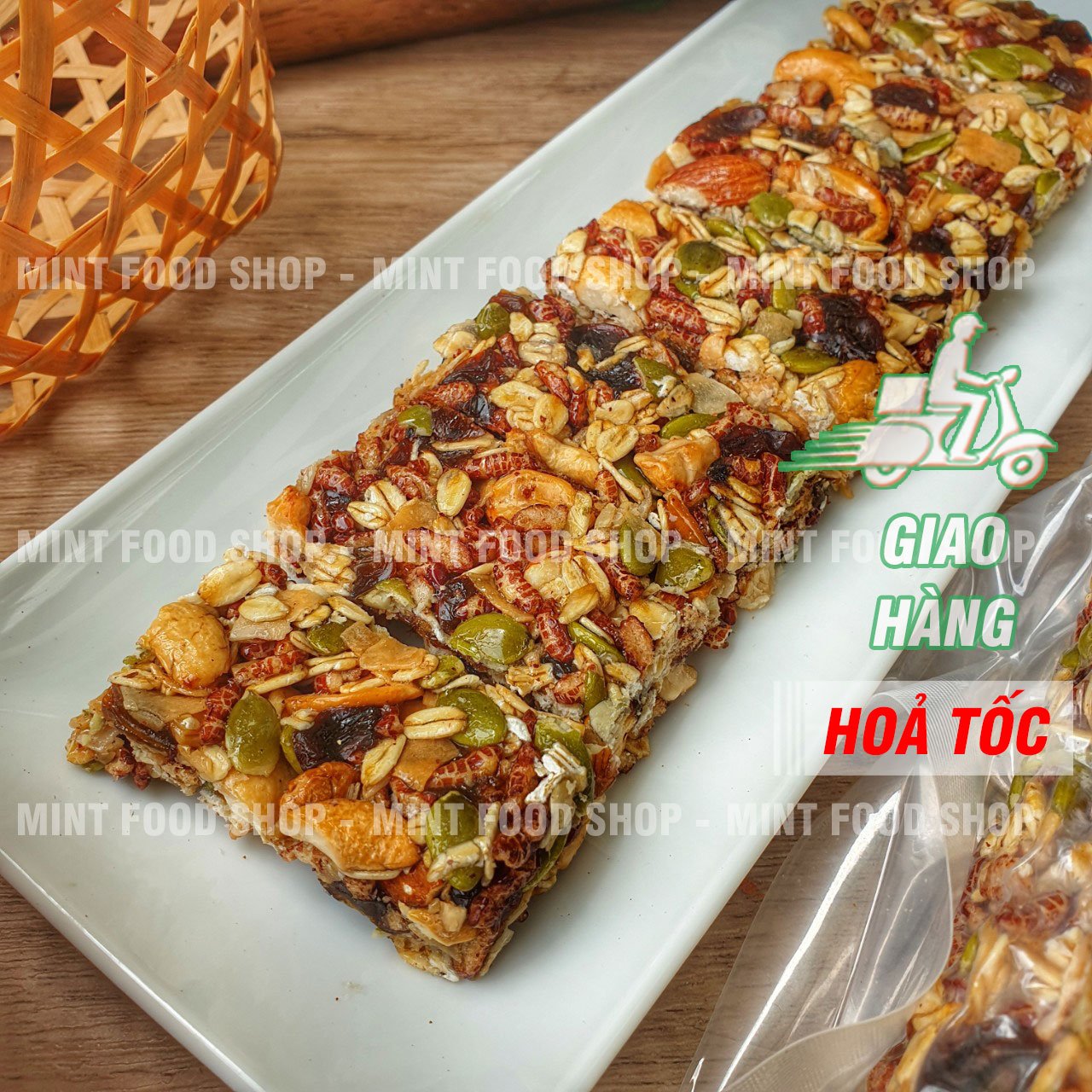Thanh Granola (Granola Bar) Túi 500Gr