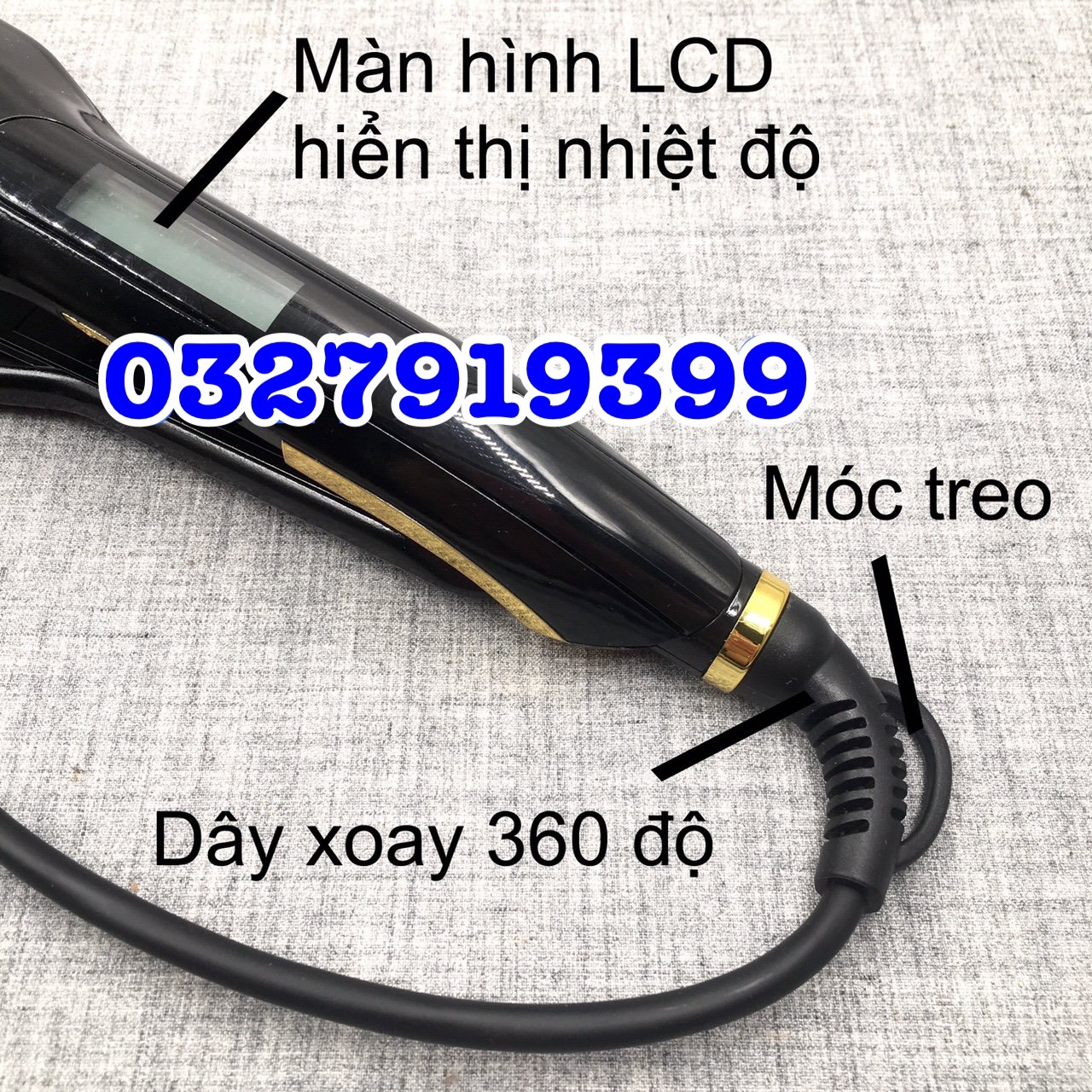 Máy duỗi tóc cao cấp Hàn Quốc 998 bản nhỏ