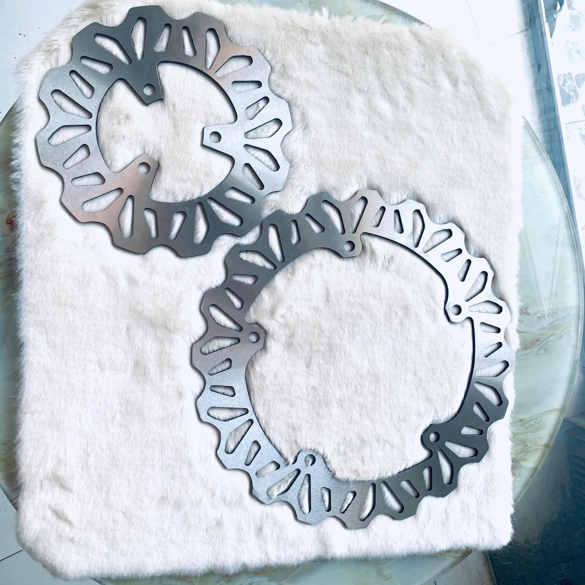 Đĩa Thắng Trước 320mm + Sau220mm xe Satria , Raider có bán riêng lòng đĩa cho AE lên mâm