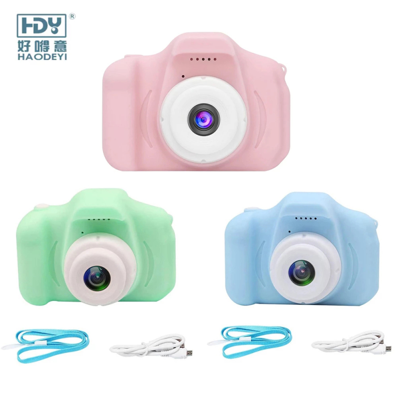 HDY Kids Camera Children Digital Camera Toys 8.0/13.0M.P Send SD Card HD Video Recording Selfie Kid Portable SLR Educational Toy Photography Boys Girls Early Learning Best Birthday Gifts Manian Bayi Chinese New Year Present Kidstoy Babytoy