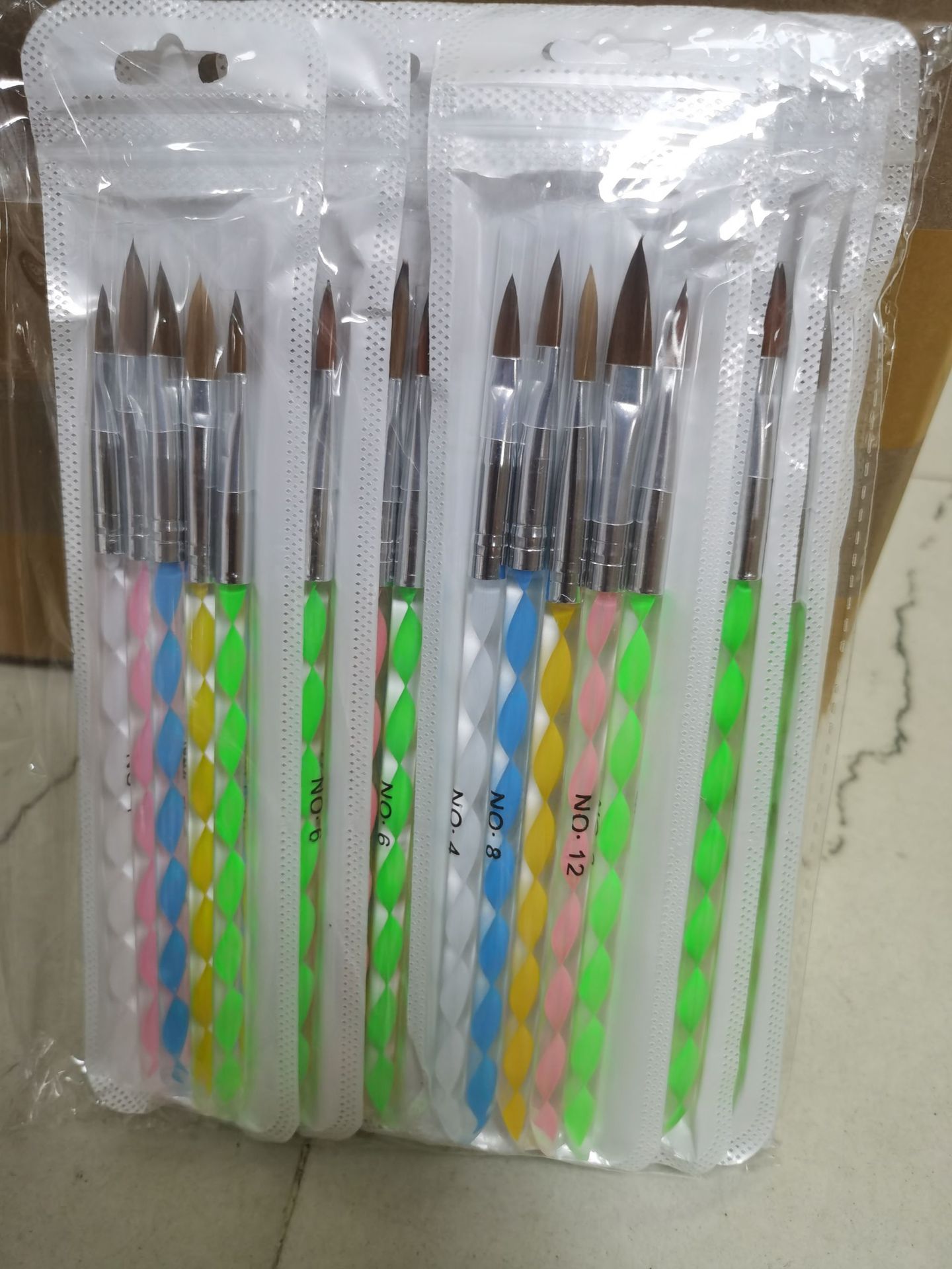 [HCM]Set 5 cọ đắp bột & vẽ hoa