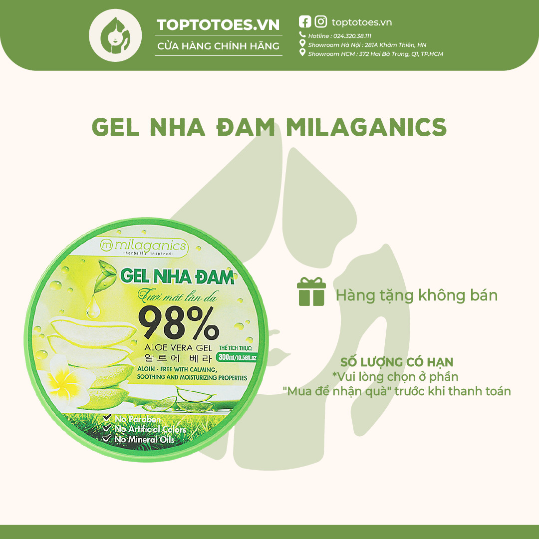 Gel nha đam MILAGANICS [QUÀ TẶNG KÈM ĐƠN HÀNG]