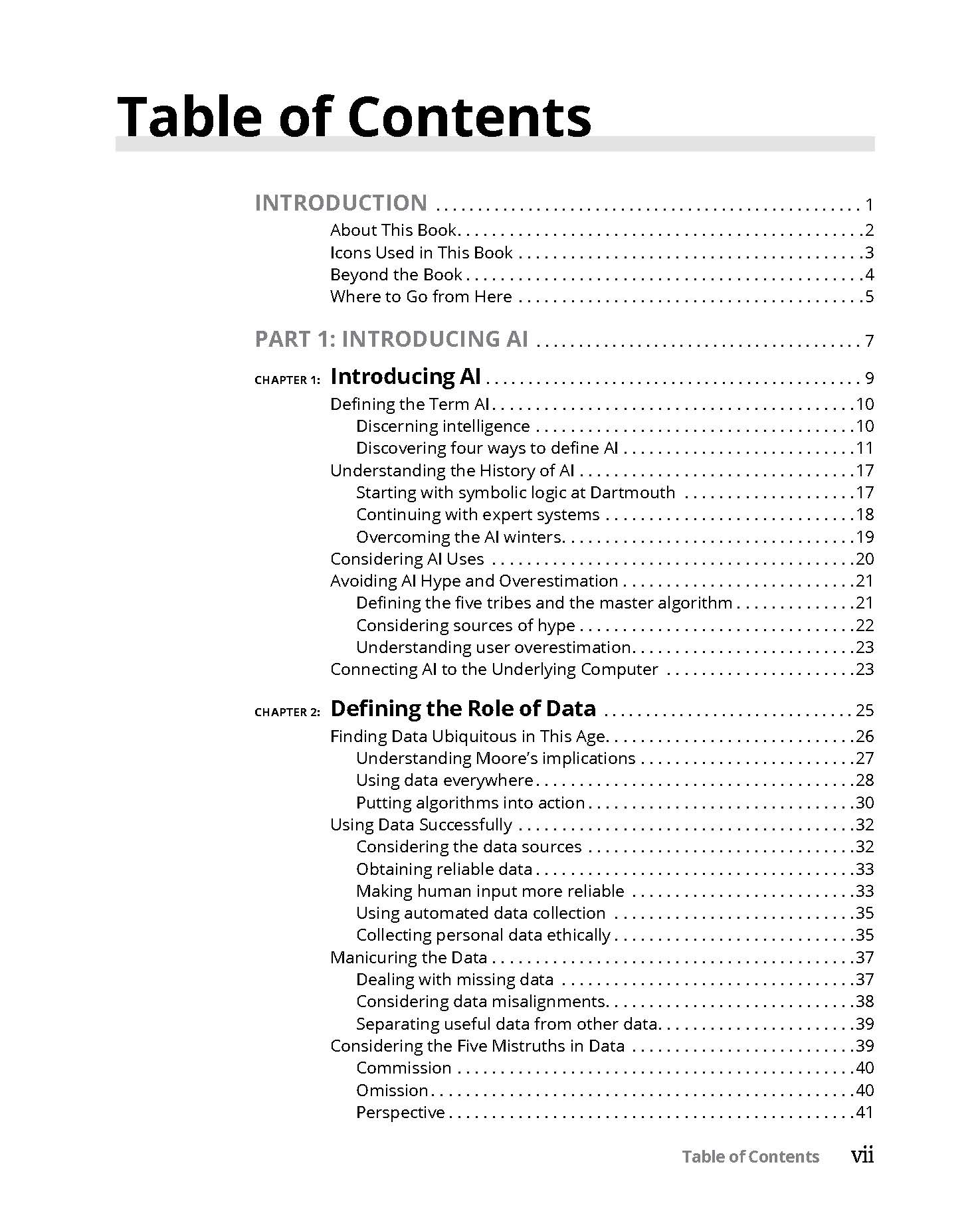 Artificial Intelligence For Dummies
