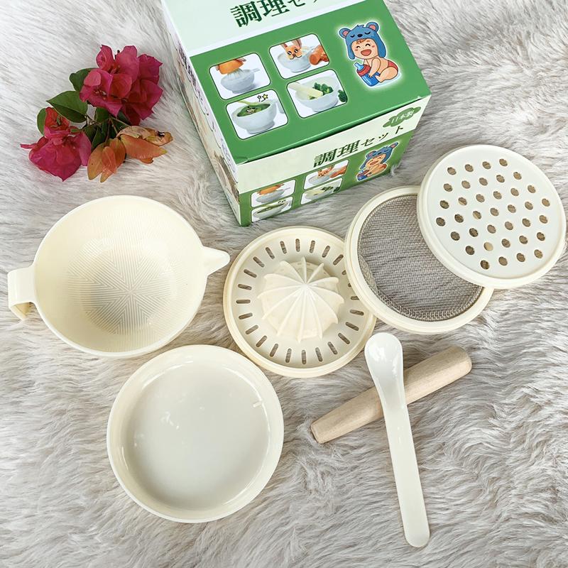 Bộ Chế Biến Và Tập Ăn Dặm Kiểu Japan
