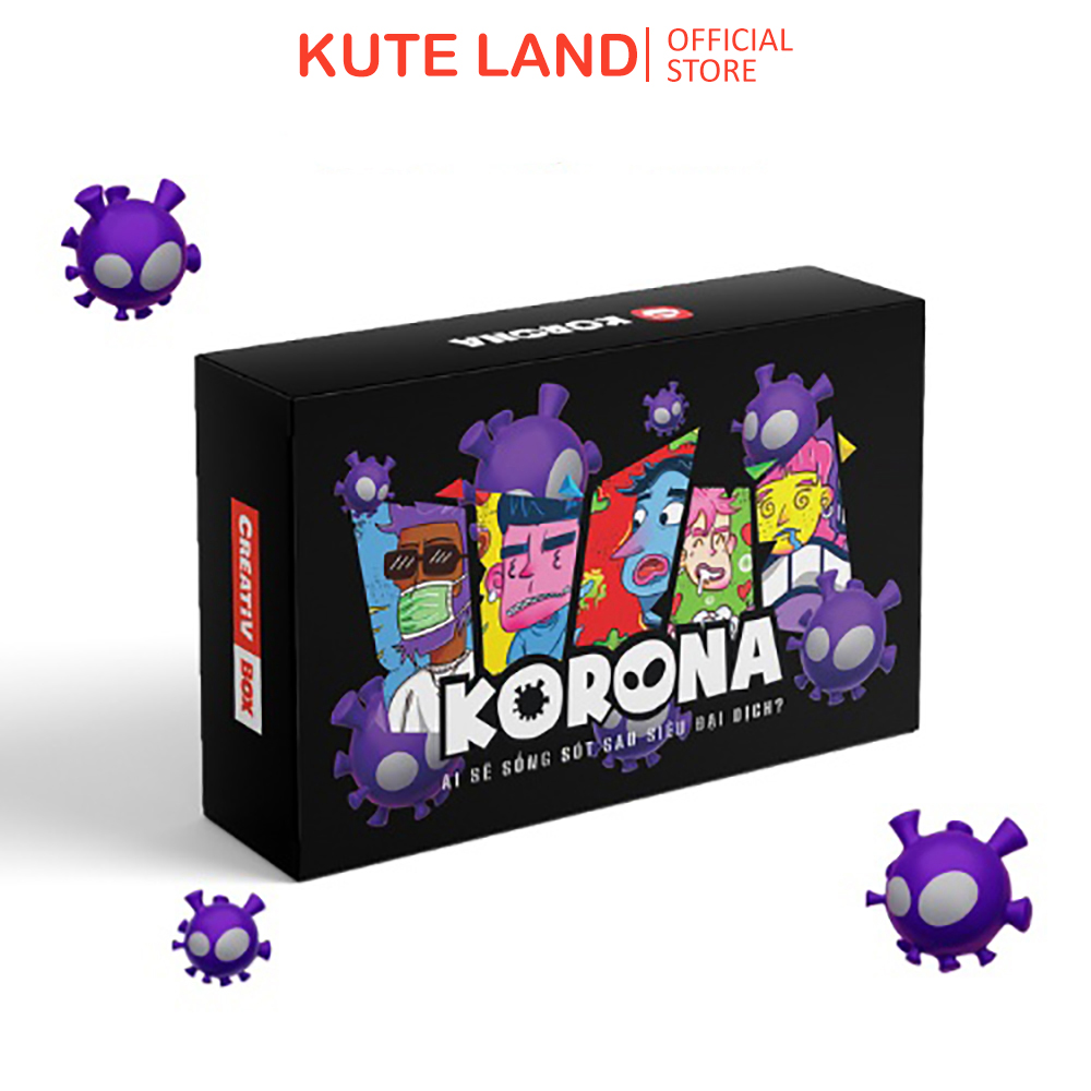 Board game korona việt hóa drinking game gia đình cho buổi tụ tập bạn bè vui chơi giải trí