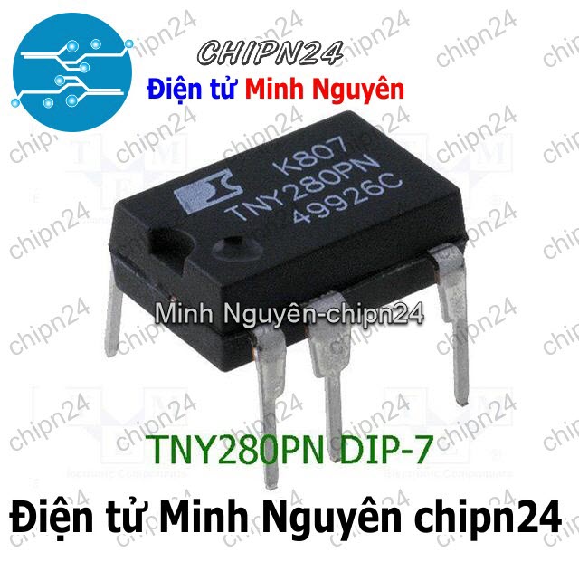 [1 con] (DIP) IC TNY280PN DIP-7 (36.5W 700V) (TNY280) (IC Nguồn AC-DC Converter) - HH001261
