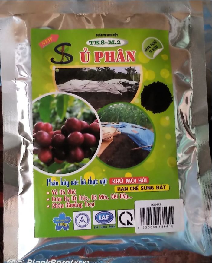 Chế phẩm VI SINH VẬT TKS-M2 -ủ phân hữu cơ TKS M2 Ủ PHÂN