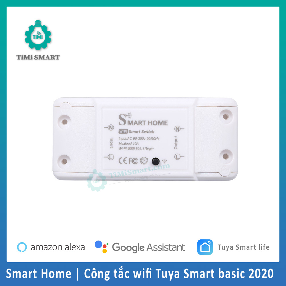 Công Tắc Wifi Điều Khiển Từ Xa Tuya Smart Basic