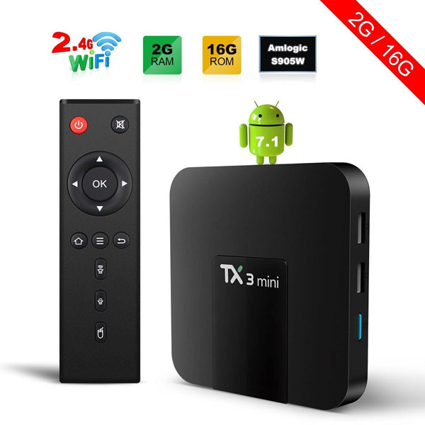 Android Tivi box Tx3 mini Ram 2GB Rom 16Gb - Android 10 New Version 2023 có Bluetooth