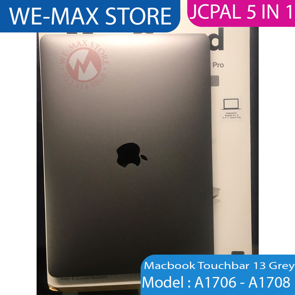 BỘ dán JCPAL 5 in 1 Space Grey Macbook Touchbar 13.3 - WE-MAX STORE