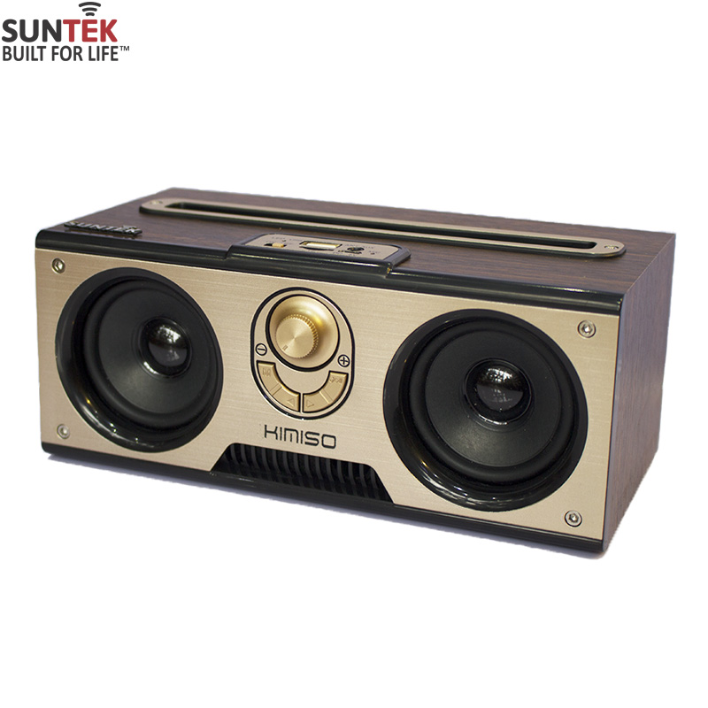 Loa Bluetooth Không Dây vân gỗ cao cấp SUNTEK Kimiso KM-7 20W - Bảo hành Chính hãng 12 tháng