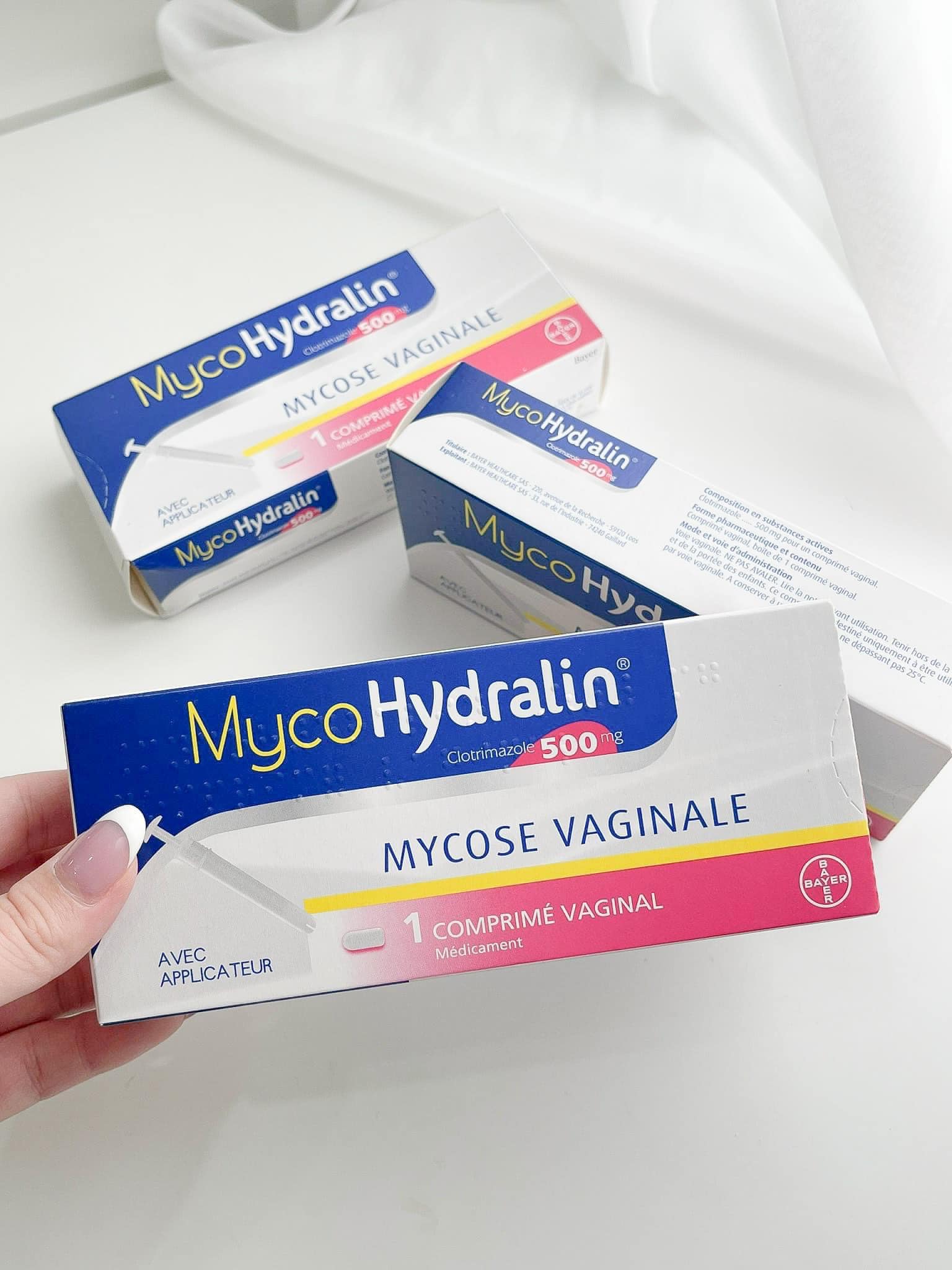 Viên đặt phụ khoa Mycohydralin 500mg nội địa Pháp