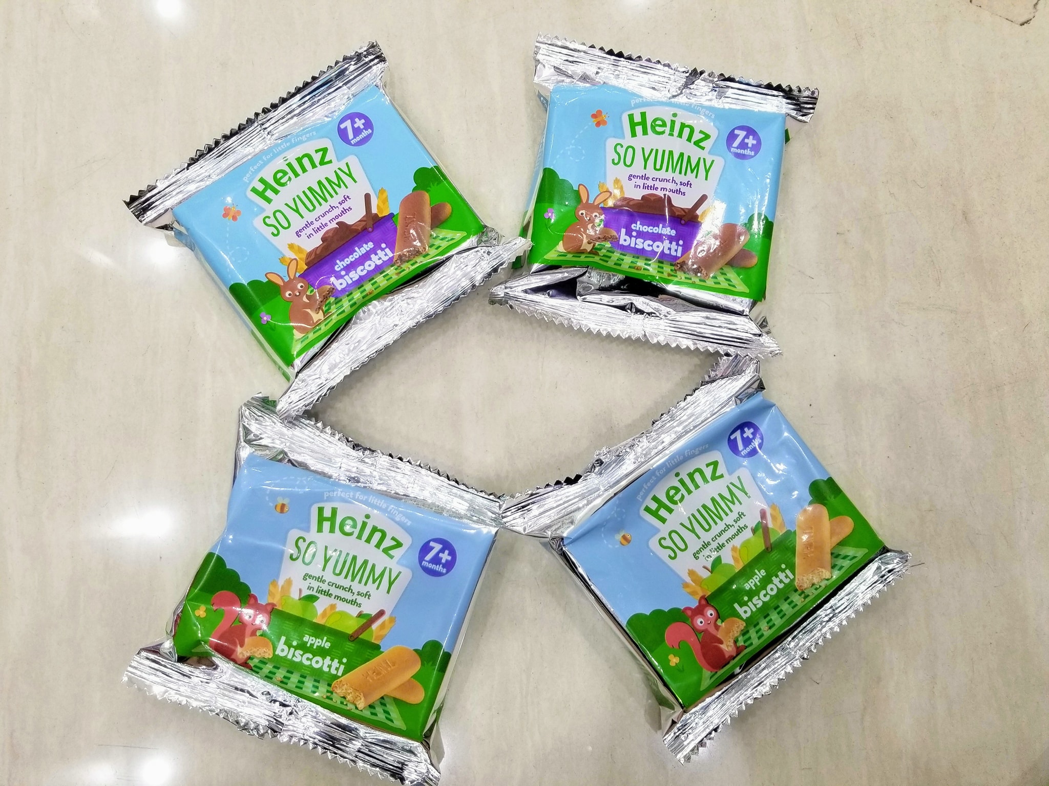 Bánh Ăn Dặm Heinz Cho Bé Từ 7m