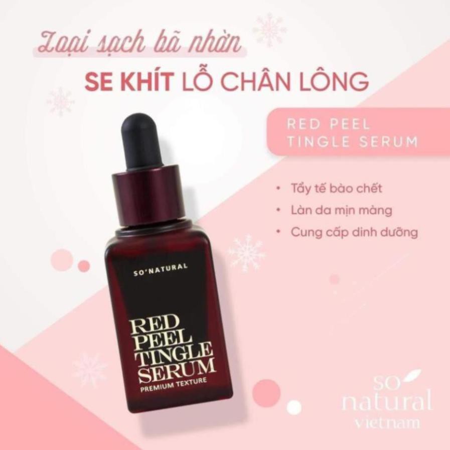 [ CHÍNH HÃNG ] Sample [gói] red peel tingle serum - peel da không bong tróc
