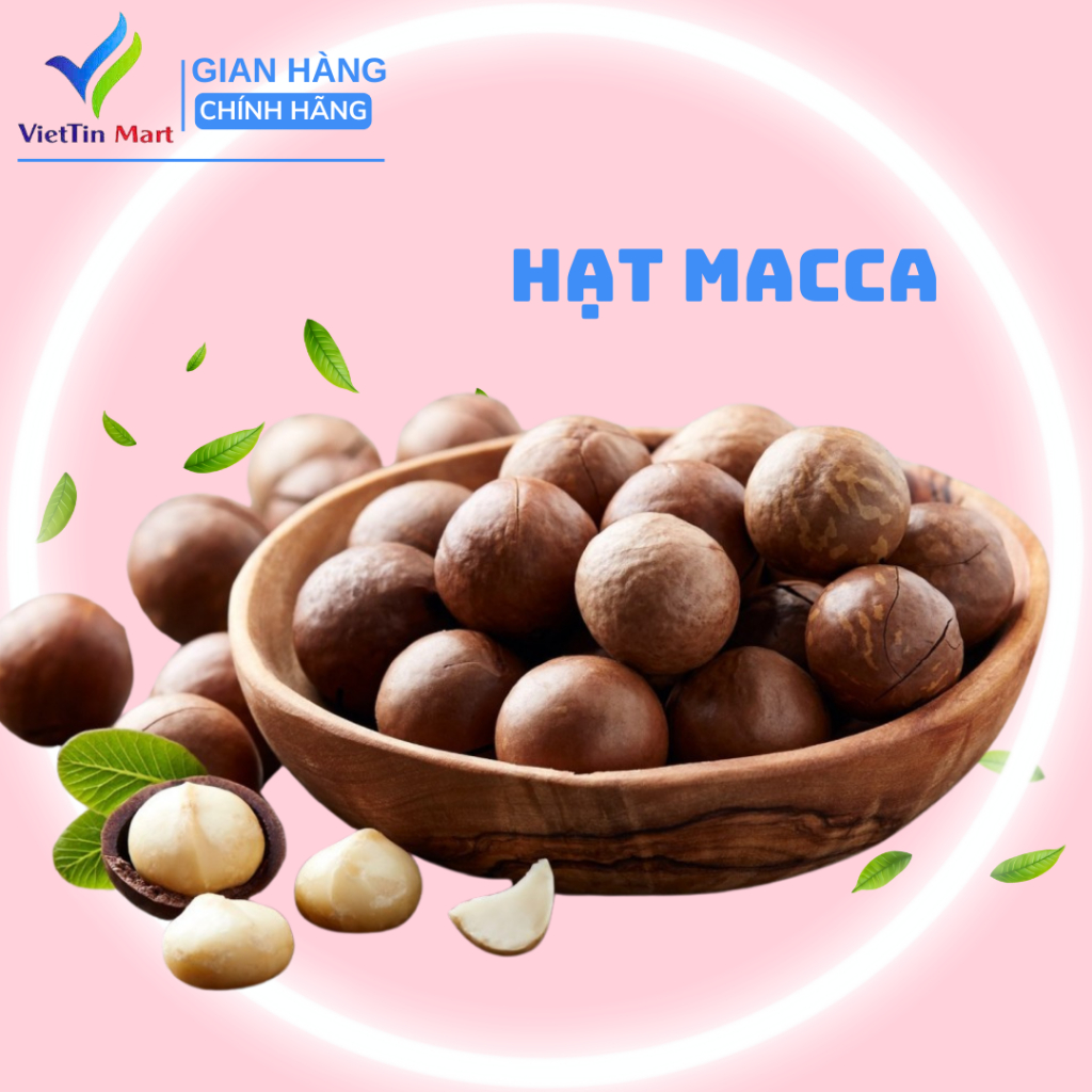 500GR_ Hạt Macca chưa tách vỏ -Viettin Mart