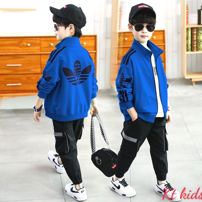 Áo khoác khóa kéo ADIDAS Cho bé