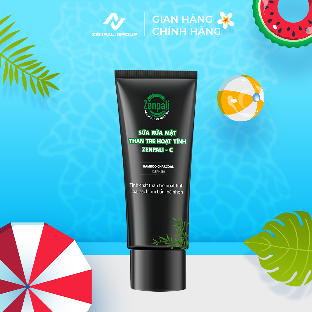 Sữa Rửa Mặt Than Tre Hoạt Tính Zenpali