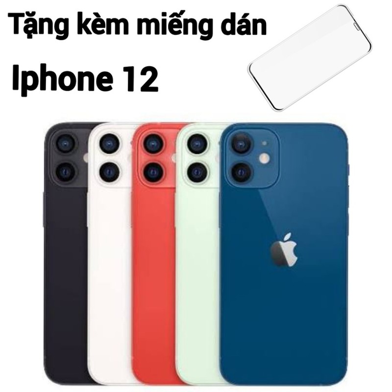 [HCM][Trả góp 0%]Điện thoại Apple iPhone 12 bản 256GB - Hàng nhập khẩu new 100% + Miếng dán cường lực