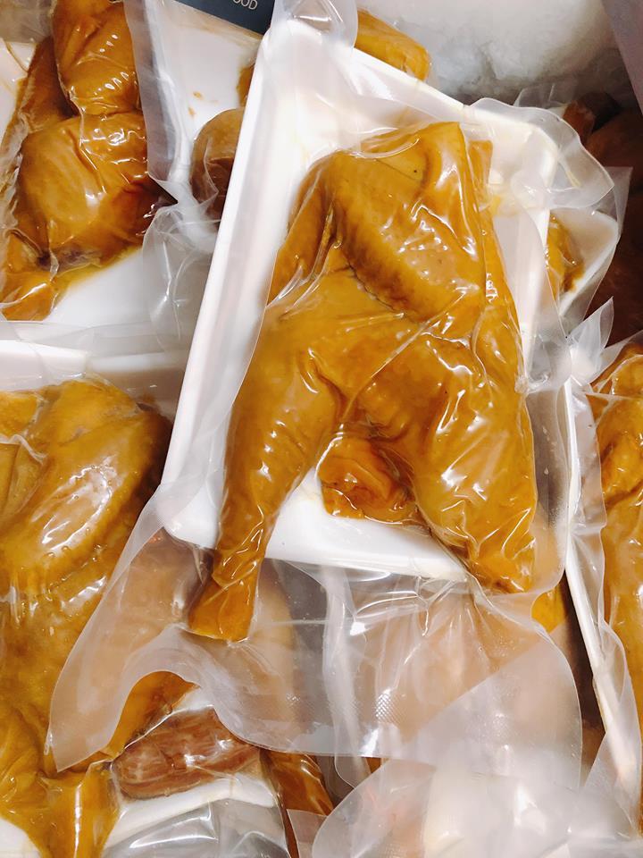 GÀ MUỐI HUN KHÓI 500Gr-Ship Tỉnh Inbox