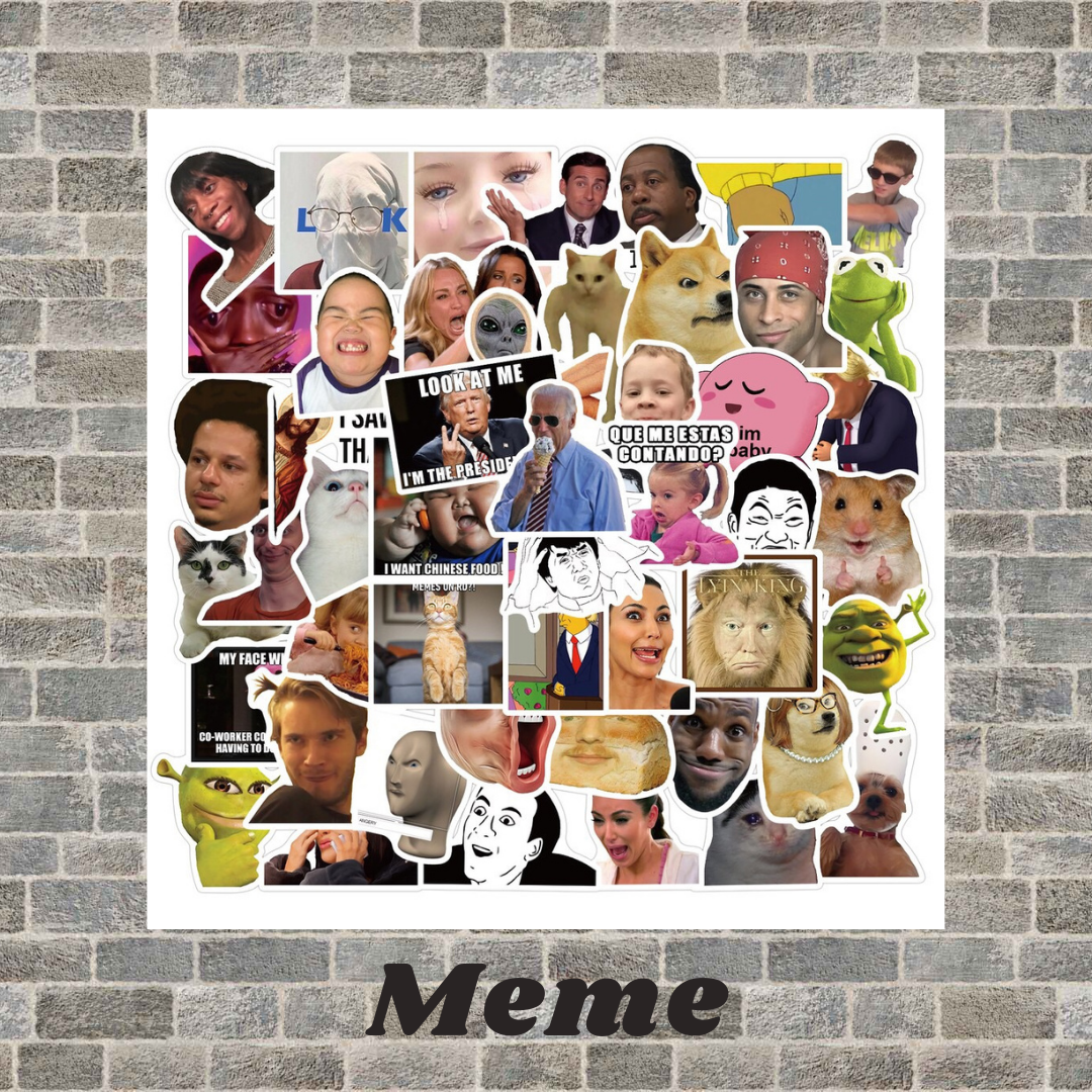 [HCM]Sticker Hình Dán Meme chế Hài Hước Vui Nhộn