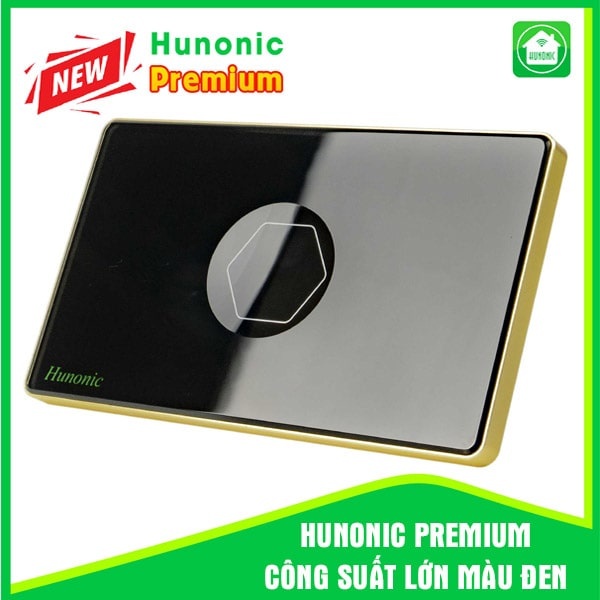 Công tắc Hunonic Premium Công Suất Lớn Cho Máy Bơm, Bình Nóng Lạnh Màu Đen