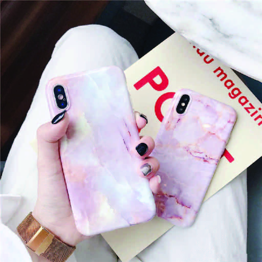 Ốp Lưng Iphone ⚡ Ốp Lưng Điện Thoại Iphone Pink Marble ⚡ Full Các Dòng Iphone