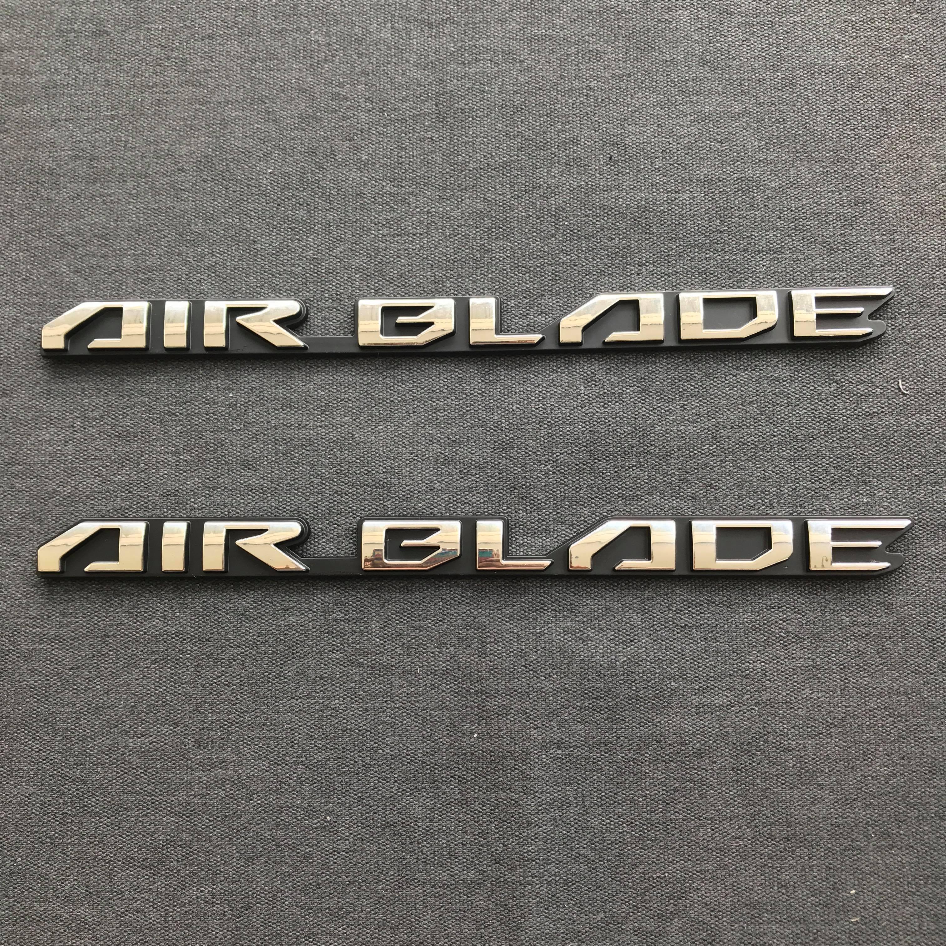 Tem decal chữ nổi AIR BLADE (2 CHỮ)