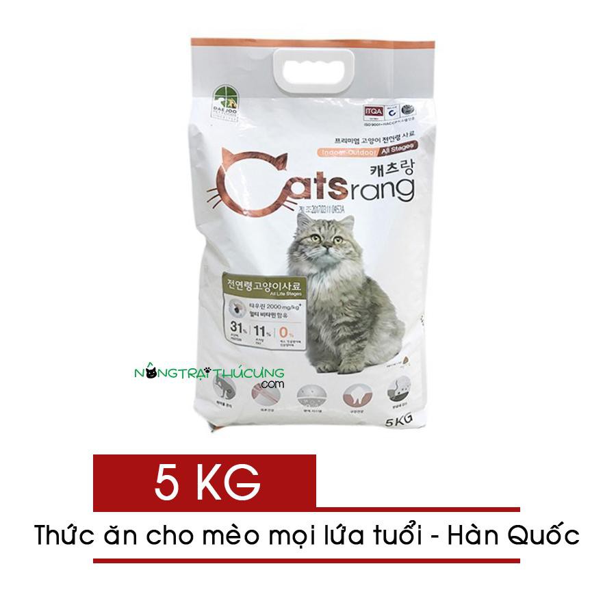 Thức ăn hạt catsrang 5kg cho mèo - hàn quốc - - hạt cho mèo catrang 5kg, hạt catsrang - phụ kiện thú cưng tlc