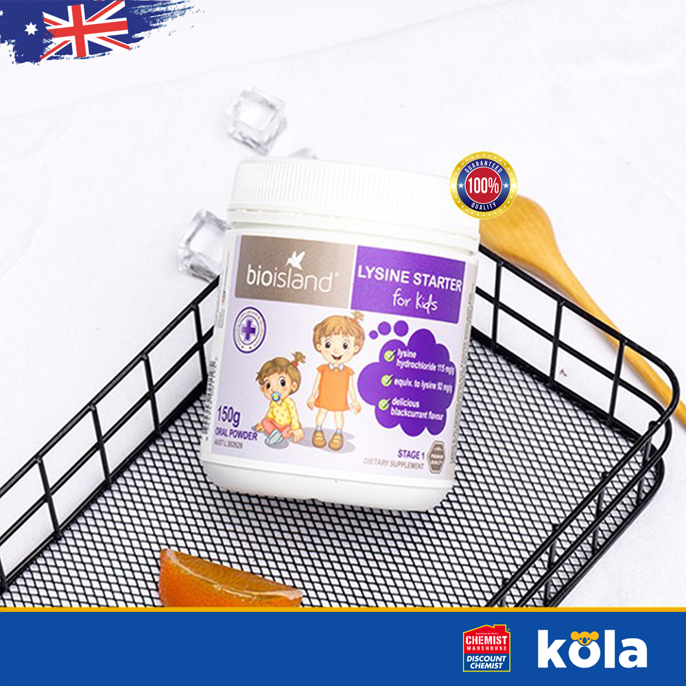 Bột tăng chiều cao Bio Island Lysine Starter for Kids 150g của Úc (LZD2)