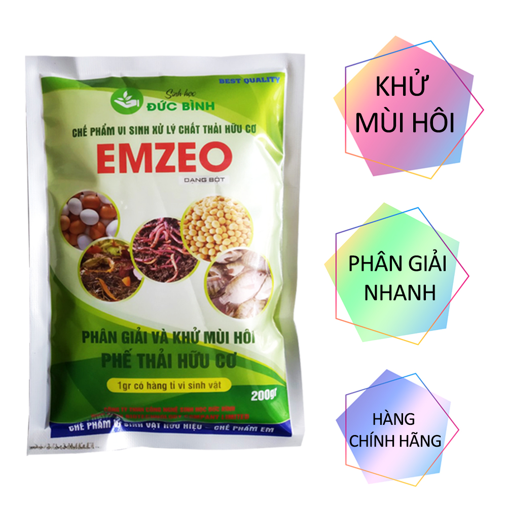 Combo 5 Gói Chế Phẩm EMZEO Khử Mùi Hôi