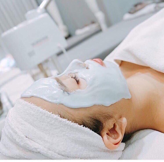 Bột mặt nạ dẻo phục hồi da giảm mụn [ COOL MASK ] [ MÀU XANH BẠC HÀ 100GR ]