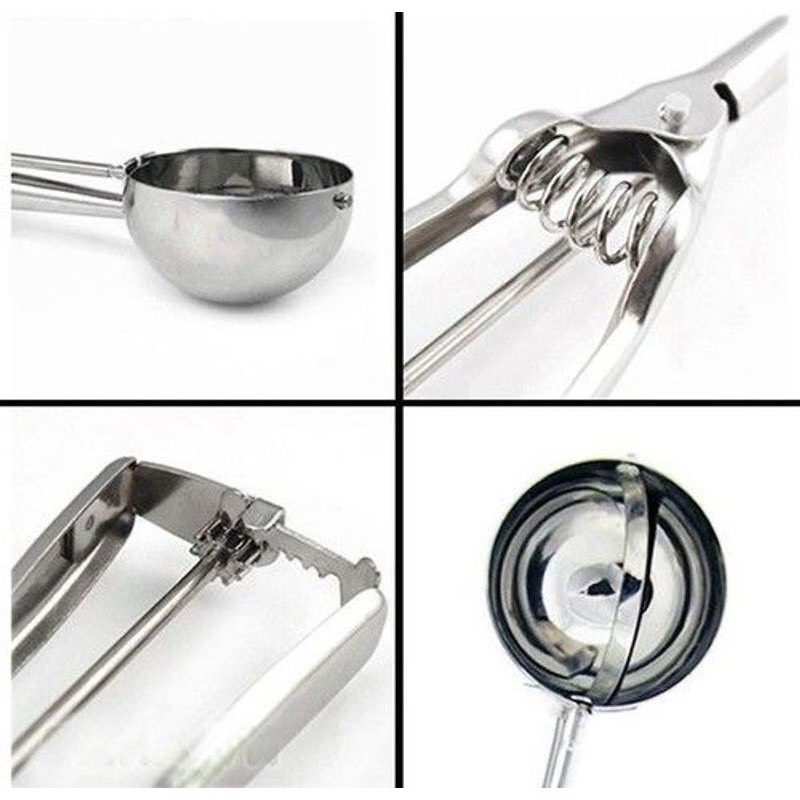 Muỗng (môi) múc kem inox