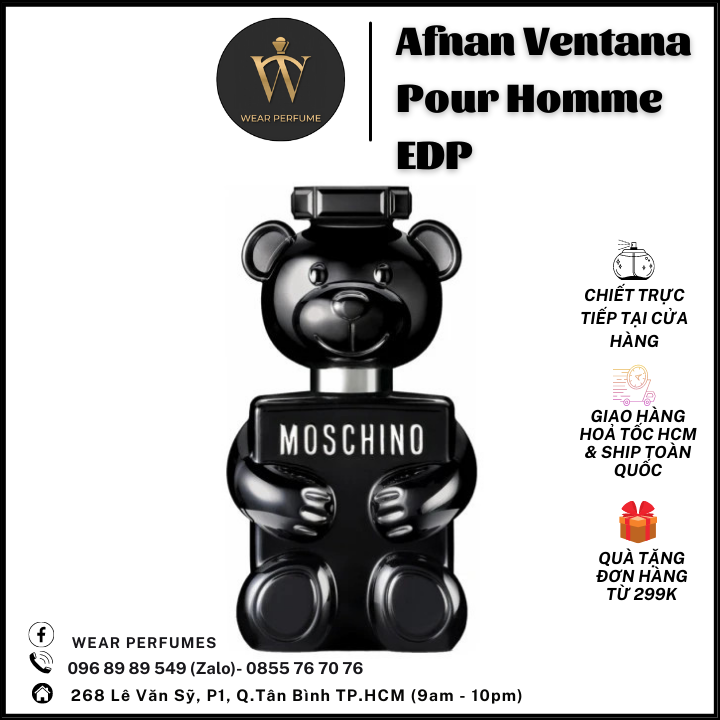 Nước hoa Moschino Toy Boy EDP - Phong cách Tươi mới, Hiện đại, Nam tính - Fullsize và chiết