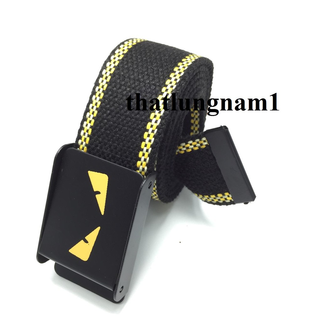 Thắt lưng vải canvas Supreme (Có video)