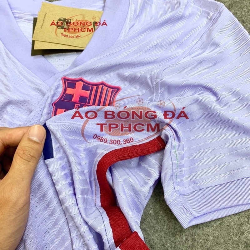 ☋♛☈  BARCA mùa 21/22 - Áo Bóng Đá bản PLAYER hàng Thái - TÍM