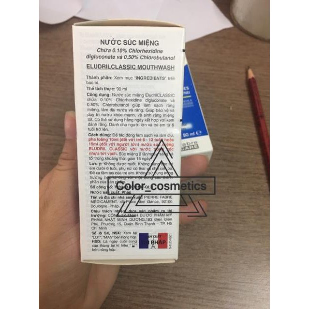 NƯỚC SÚC MIỆNG ELUDRIL 90ML