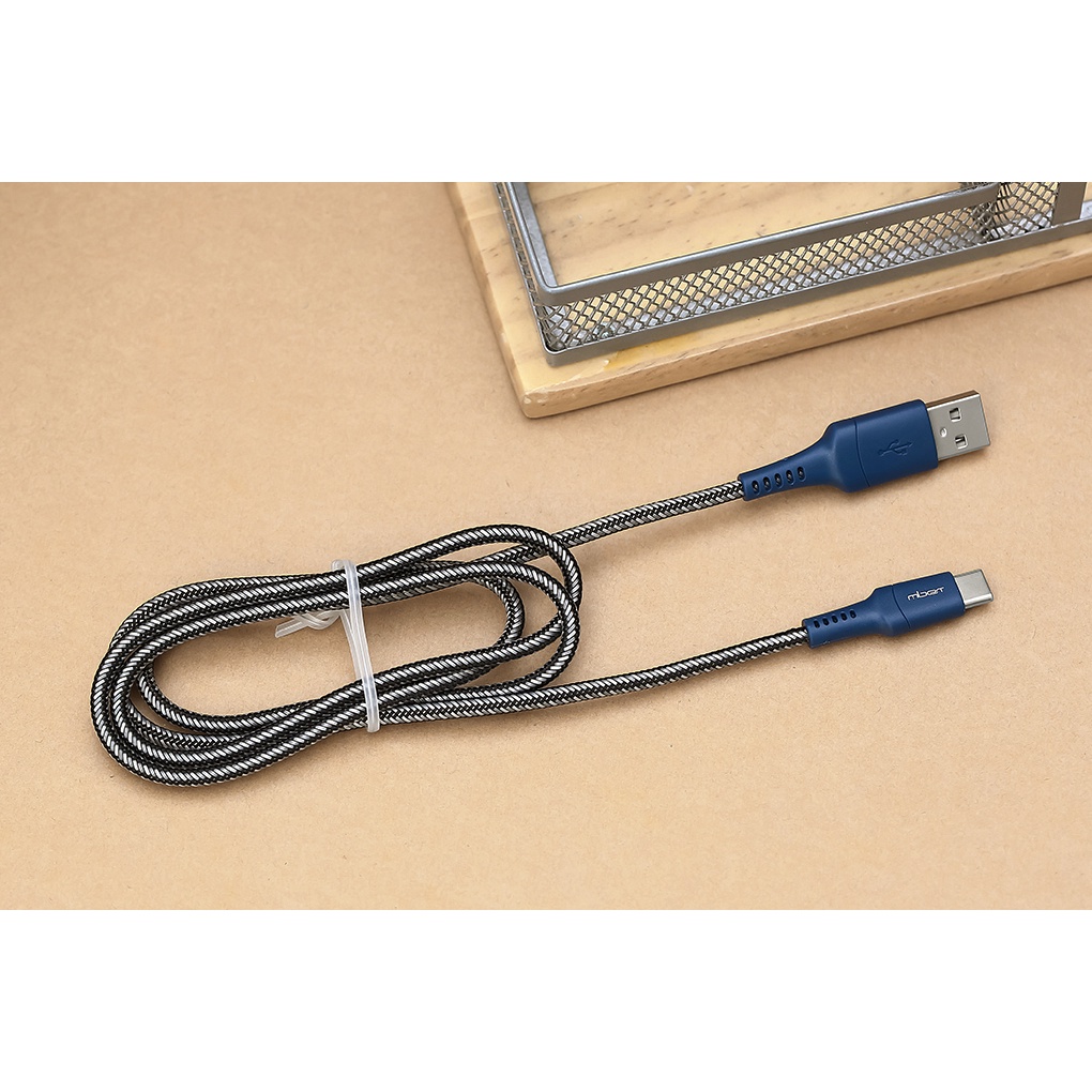 Cáp Type C 1m Mbest DS462X Xanh Navy ( Like New )