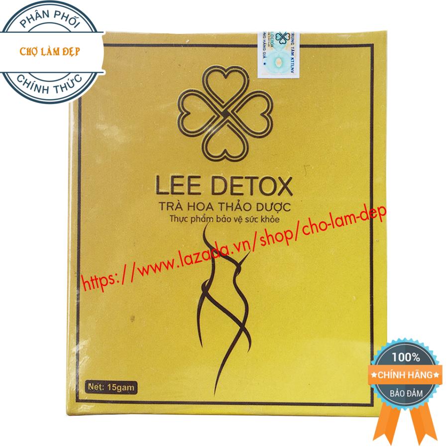 [9 hãng] Trà Hoa Thảo Dược Giảm Cân Lee Detox (30 viên)