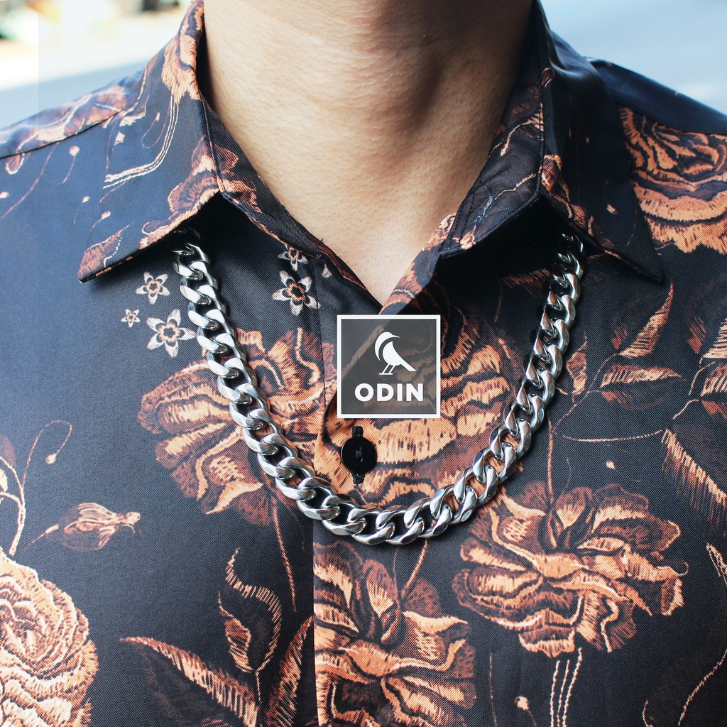 Dây chuyền Titanium trơn - ODIN Necklace Collection [TẶNG KÈM NHẪN]