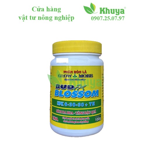 Phân bón lá Growmore 6-30-30+TE hủ 100gr Kích ra hoa - Tăng đậu quả