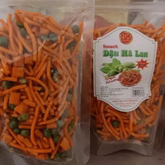 500 gam bim bim tăm đậu hà lan - ăn vặt siêu ngon