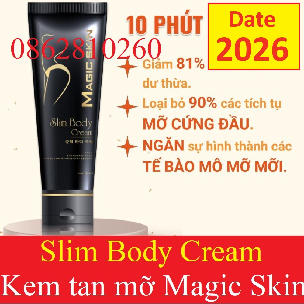 Kem Tan Mỡ Quế Gừng Magic Skin Slim Body Cream [CHÍNH HÃNG MAGICSKIN]