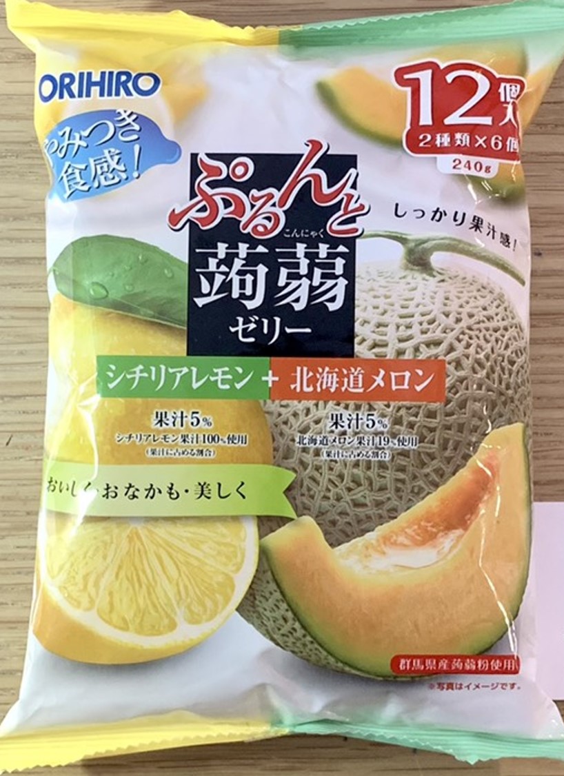Thạch trái cây Orihiro Nhật Bản (240g)